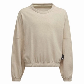 adidas - Girls' (Junior) Studio Lounge Botanical Sport Crew Sweatshirt (HE3133)