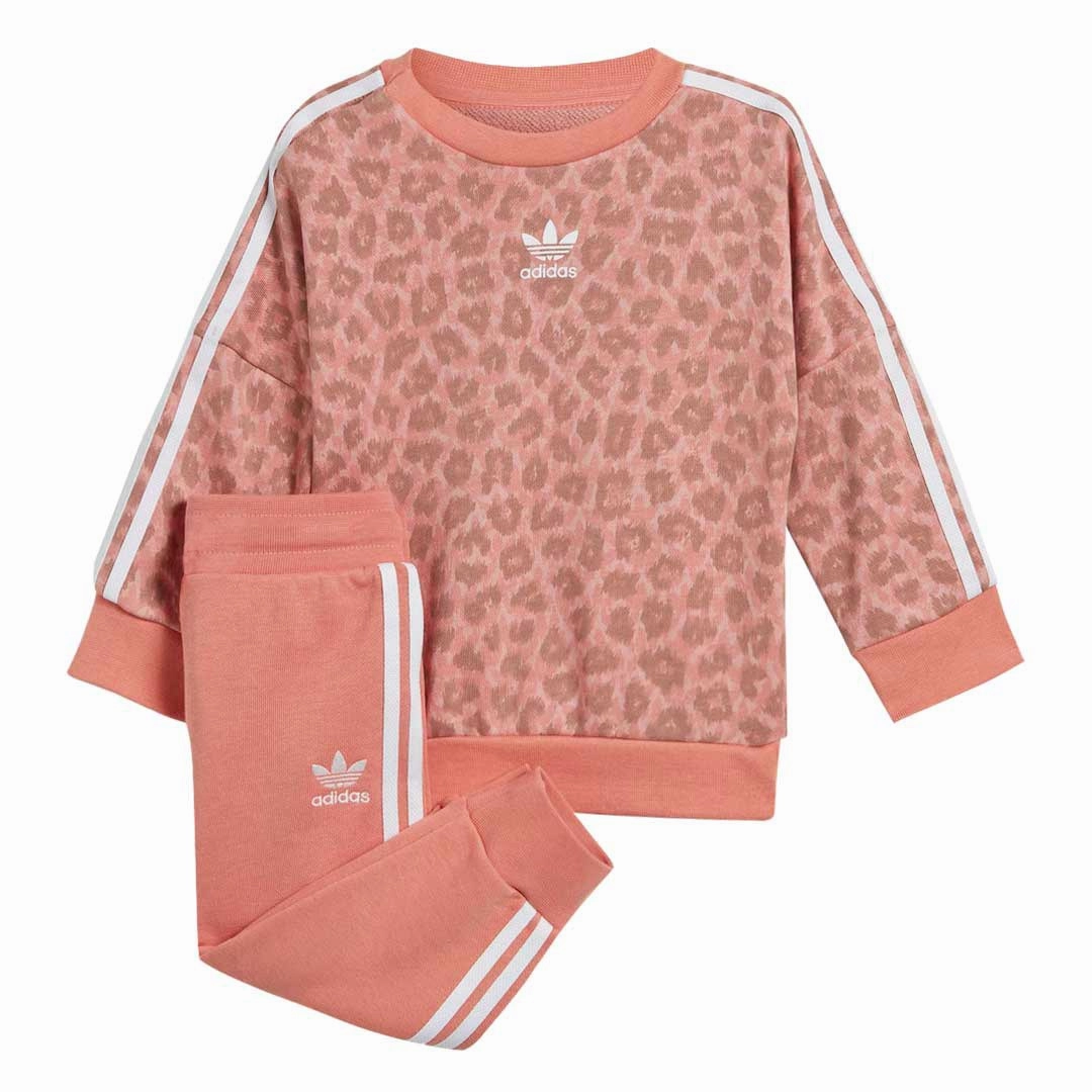 adidas - Kids' (Infant & Toddler) Allover Print Crew & Jogger Set (IJ0747)