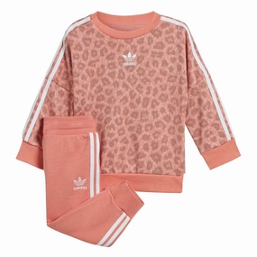 adidas - Kids' (Infant & Toddler) Allover Print Crew & Jogger Set (IJ0747)