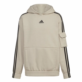 adidas - Kids' (Junior) 3-Stripes Cargo Pullover Hoodie (IQ5772)