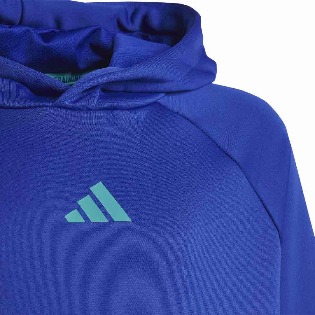 adidas - Kids' (Junior) Train Icons Aeroready 3-Stripes Hoodies (IC7492)