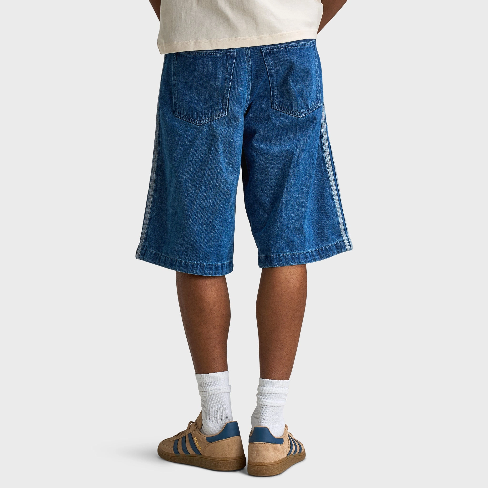 adidas Adicolor Denim Firebird Shorts / Blue