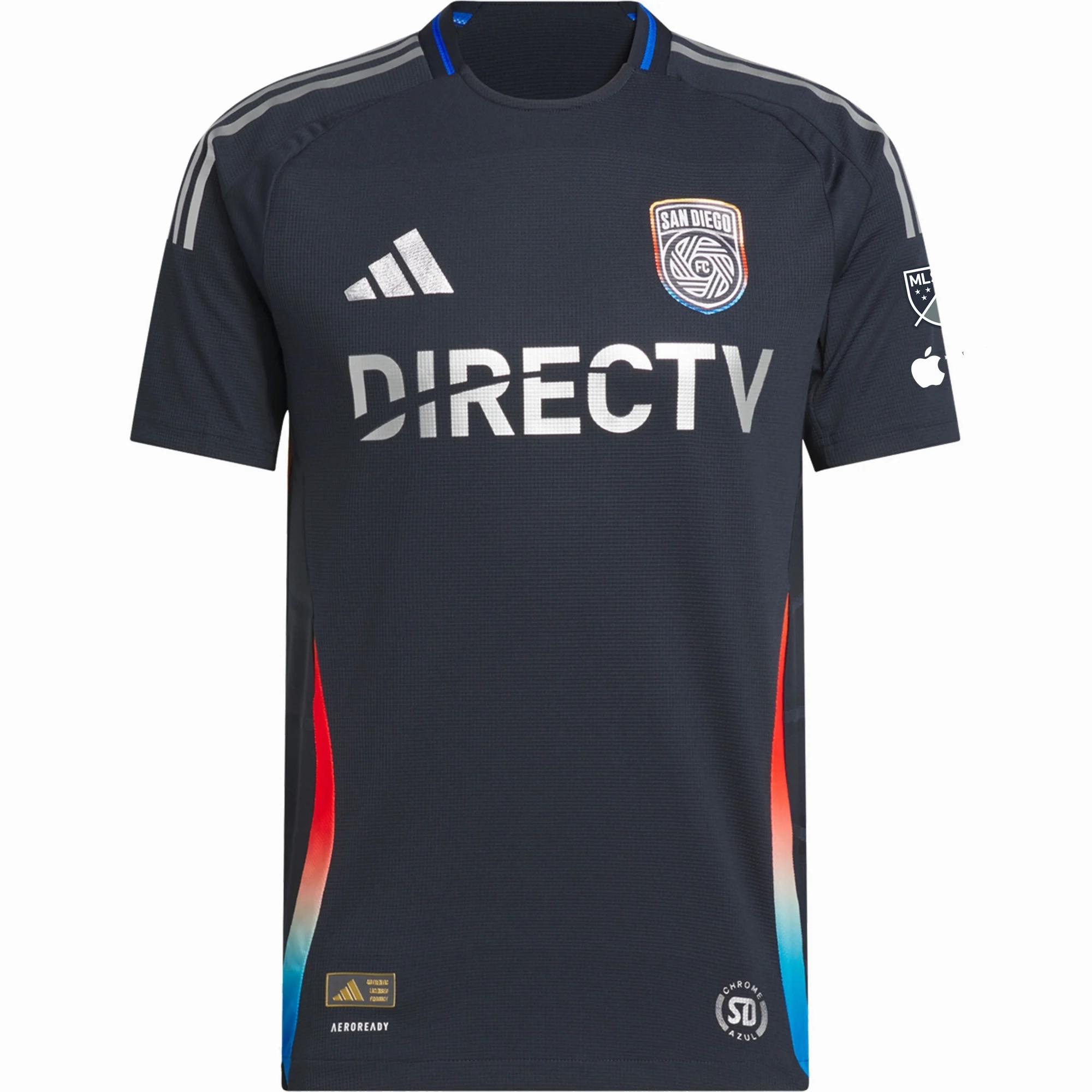 adidas Anders Dreyer San Diego FC Authentic Home Jersey w/ MLS   Apple TV Patches 25/26 (Night Navy)