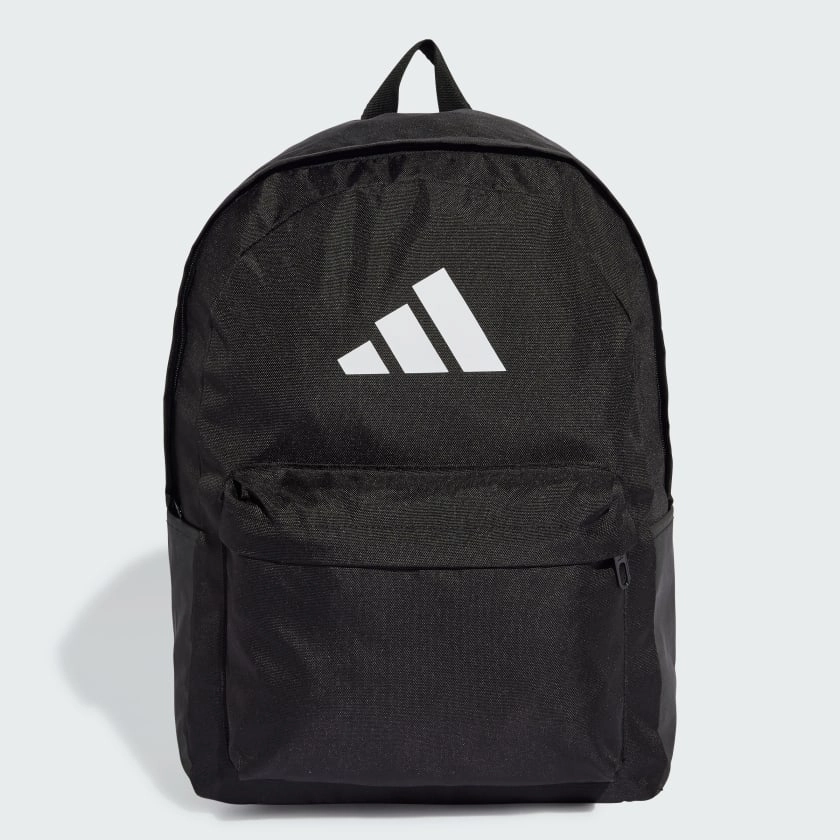ADIDAS BACK-TO-SCHOOL 3 STRIPE BAR BLACK/WHITE BACKPACK