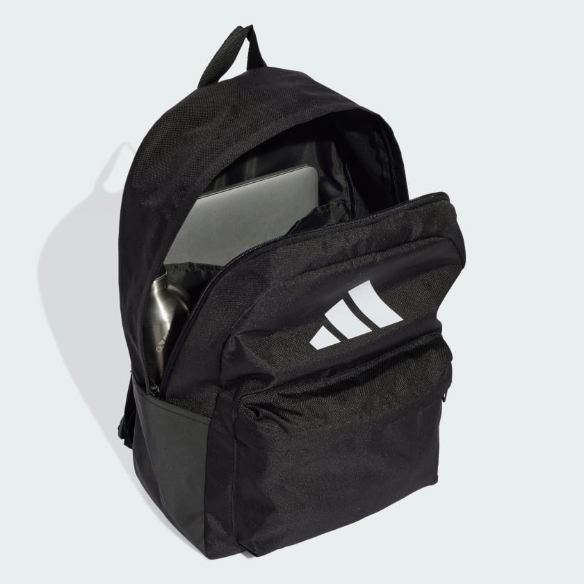 ADIDAS BACK-TO-SCHOOL 3 STRIPE BAR BLACK/WHITE BACKPACK