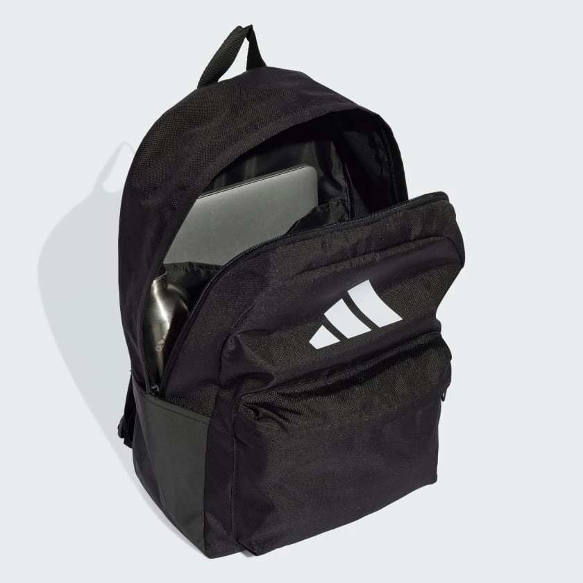 ADIDAS BACK-TO-SCHOOL 3 STRIPE BAR BLACK/WHITE BACKPACK