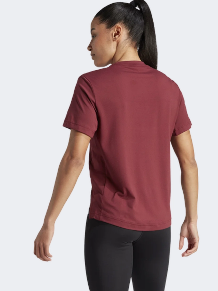 Adidas Damen D2T Women Training T-Shirt Shared/White