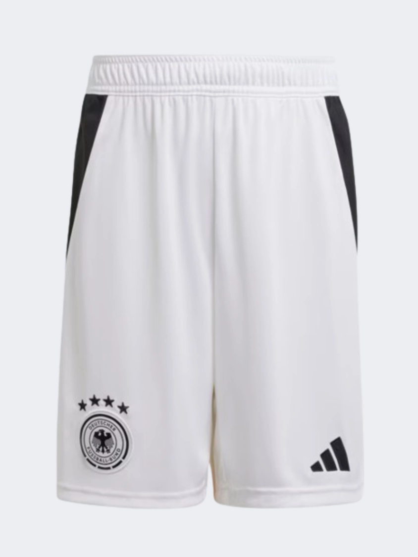 Adidas Deutschland 24 Home Kids Boys Football Short White/Black/Yellow