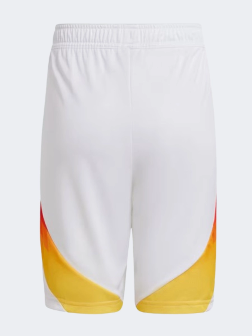 Adidas Deutschland 24 Home Kids Boys Football Short White/Black/Yellow