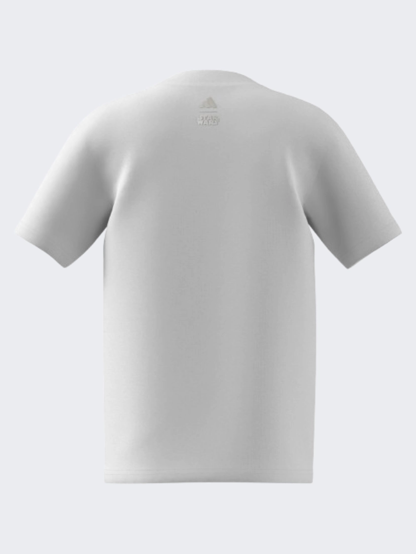 Adidas Disney X Star Wars The Mandalorian™ Kids Boys Sportswear T-Shirt  White/Cybermetallic