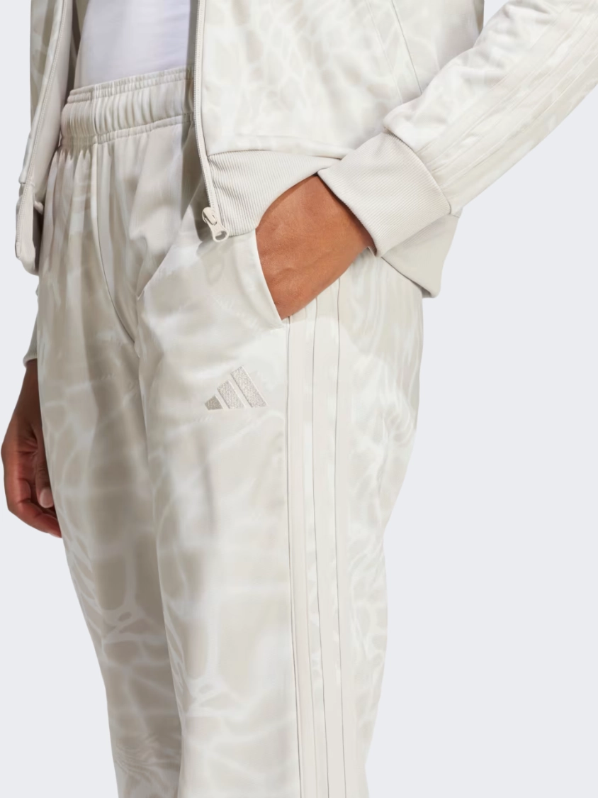 Adidas Essential 3 Stripes Women Sportswear Tracksuit Multicolor/Beige