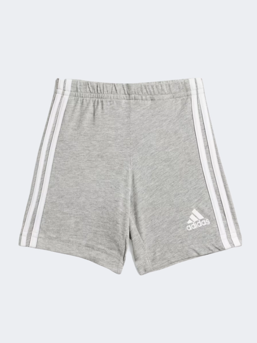Adidas Essentials 3 Stripes Baby-Boys Sportswear Set Blue/Grey
