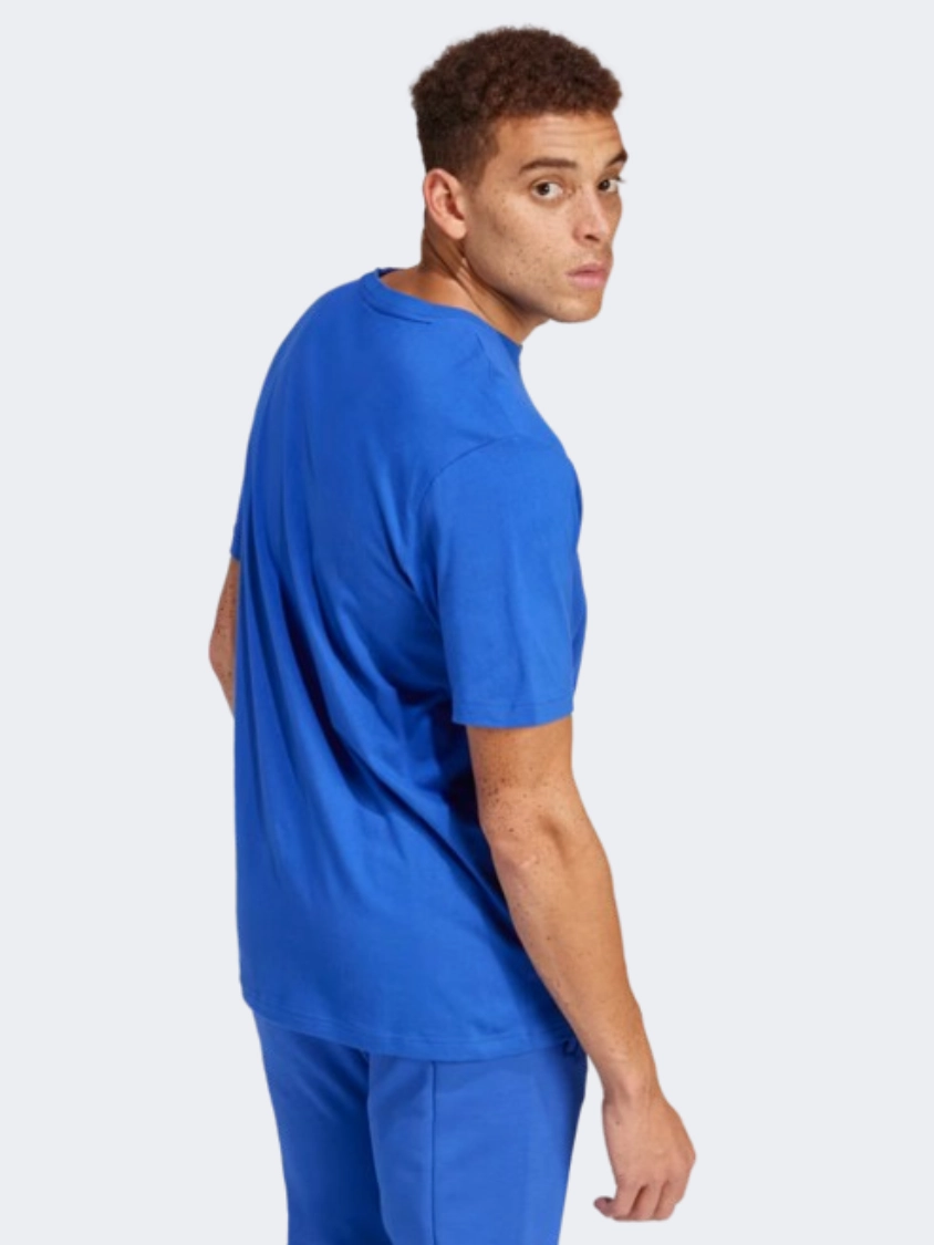 Adidas Future Icons Badge Of Sport Men Sportswear T-Shirt Semi Lucid Blue