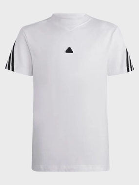 Adidas Future Icons Kids-Unisex Sportswear T-Shirt White/Black