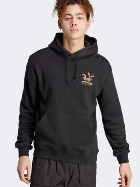 Adidas Graphics Fire Trefoil Men Original Hoody Black