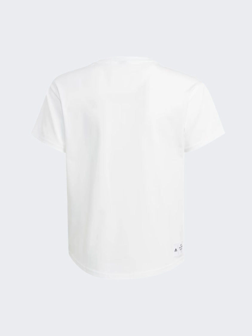 Adidas Igd Kids-Girls Sportswear T-Shirt White/Lucid Pink