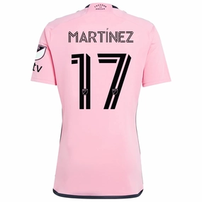 adidas Inter Miami Josef Martinez Royal Caribbean Home Jersey w/ MLS   Apple TV Patches 24/25 (Easy Pink)