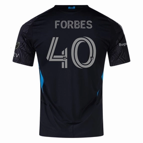 adidas Jahlane Forbes Charlotte FC Authentic Away Jersey 25/26 (Black)