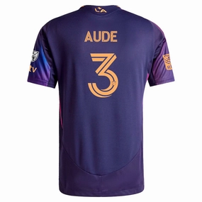 adidas Julián Aude LA Galaxy Authentic Away Jersey w/ MLS   Apple TV   RBC Sponsor 25/26 (Purple)
