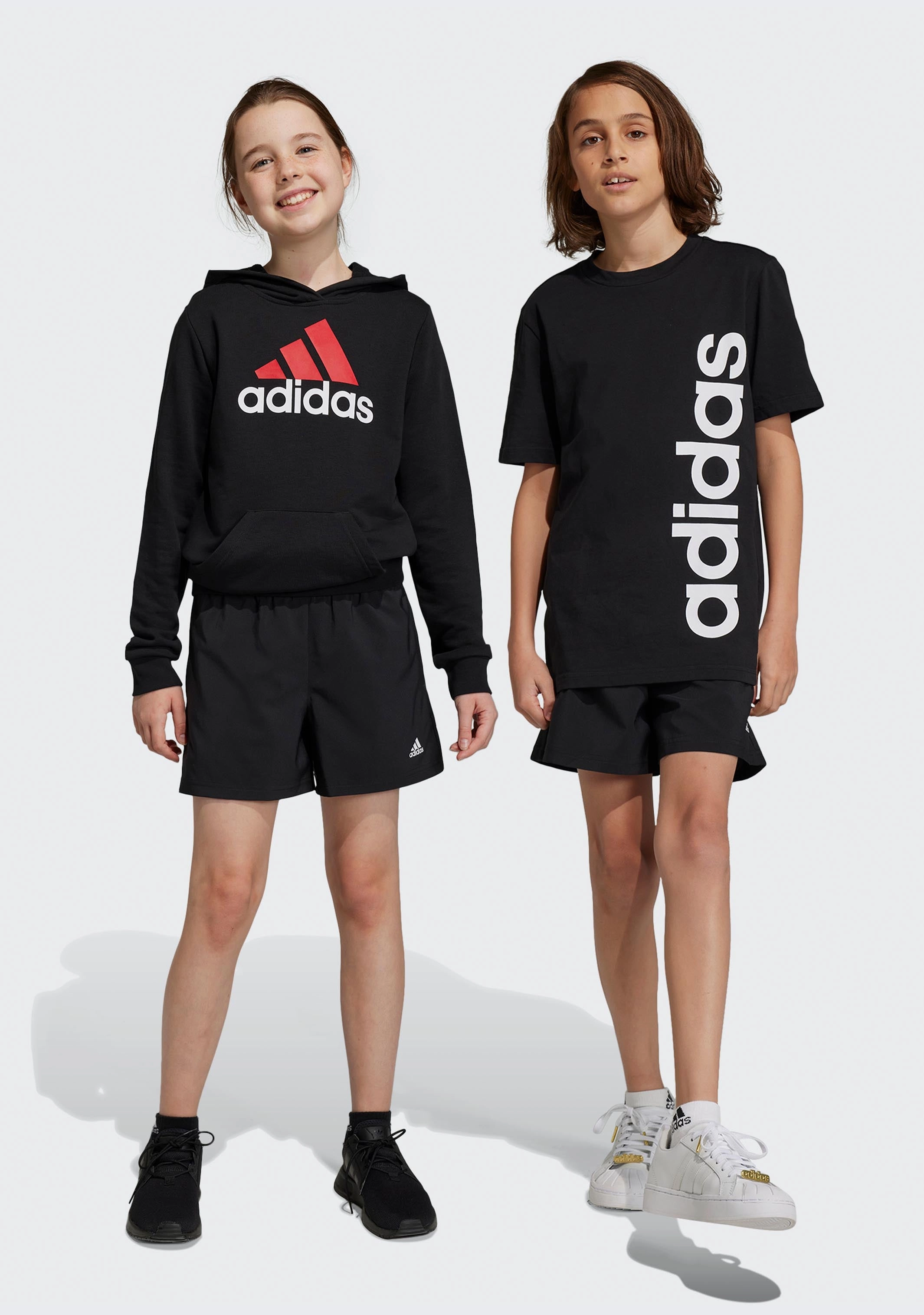 Adidas Junior Plain Chelsea Shorts Black