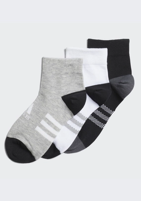 Adidas Kids’ Ankle Socks 3 Pack