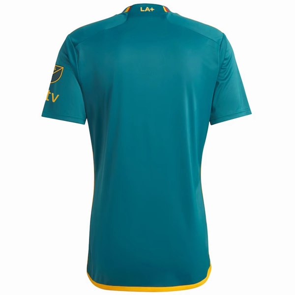 adidas LA Galaxy Away Stadium Jersey w/ MLS   Apple TV   Childhood Cancer Awareness Patch 23/24 (Green/Yellow)