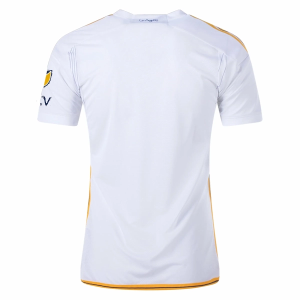 adidas LA Galaxy Home Jersey w/ MLS   Apple TV Patches 24/25 (White/Yellow/Navy)