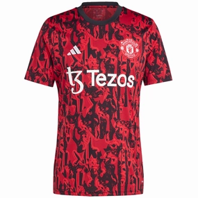 adidas Manchester United Pre Match Jersey 23/24 (Red/Black)