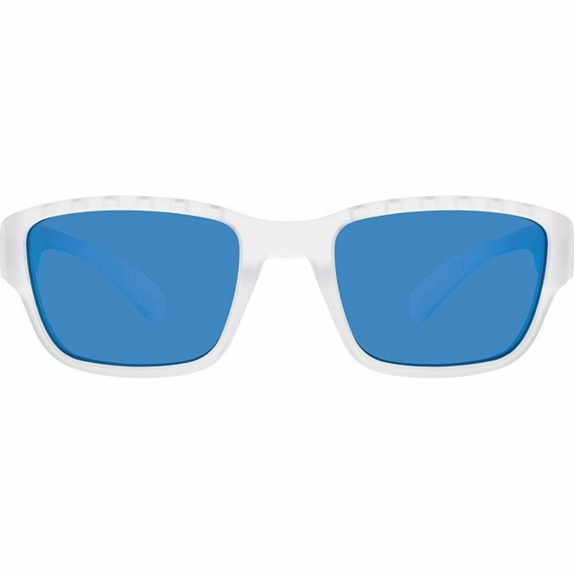 Adidas Men's Sunglasses - Crystal Rectangular Frame Blue Lens | ADIDAS SP0007 26X
