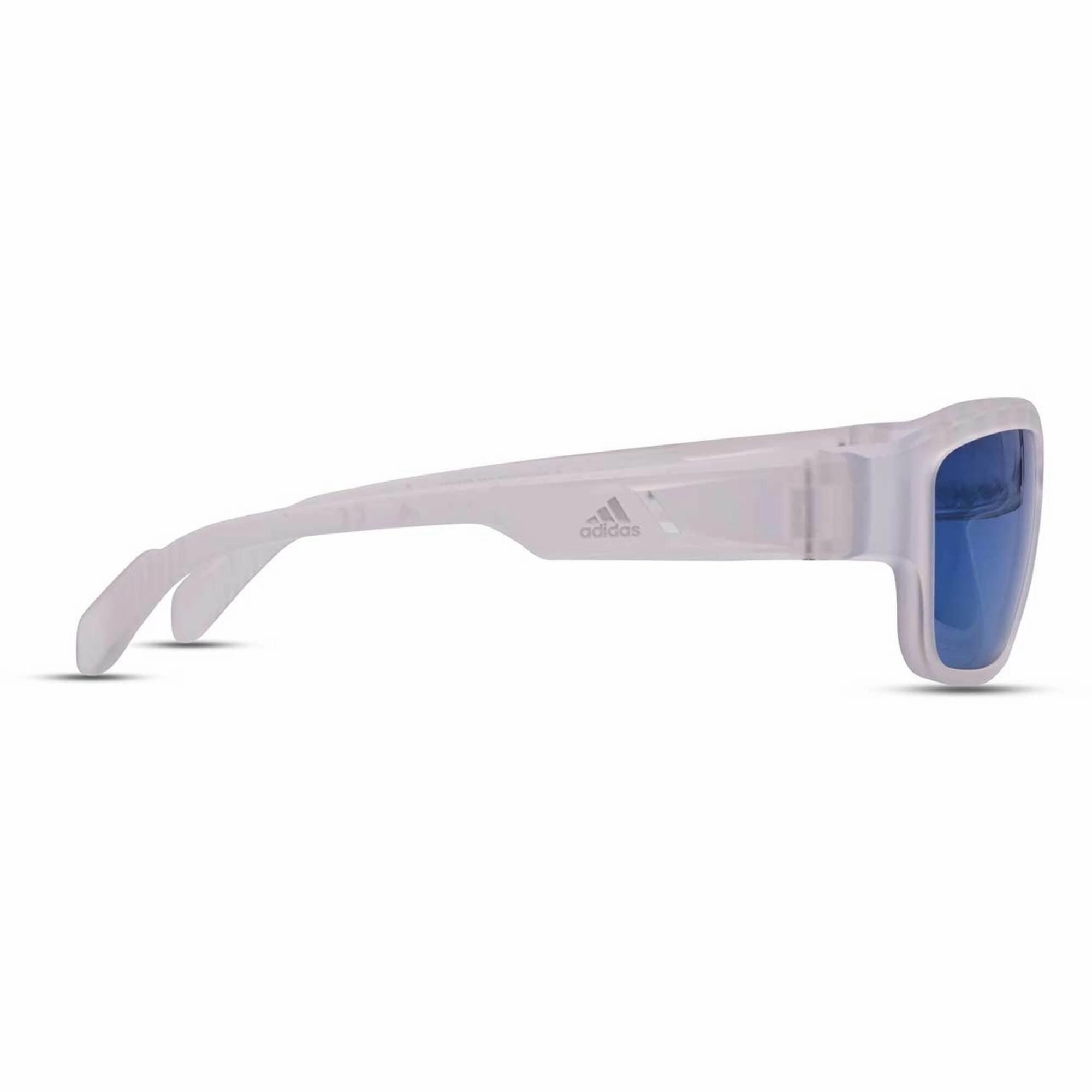 Adidas Men's Sunglasses - Crystal Rectangular Frame Blue Lens | ADIDAS SP0007 26X