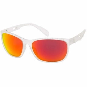 Adidas Men's Sunglasses - Crystal Rectangular Frame Brown Lens | ADIDAS SP0014 26G