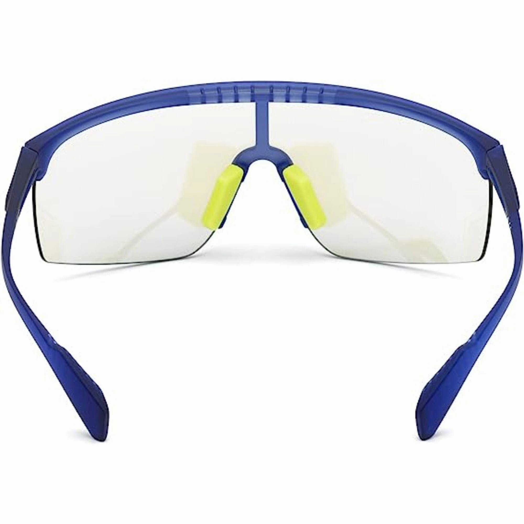 Adidas Men's Sunglasses - Matte Blue Shield Frame Mirrored Lens | ADIDAS SP0005 91X