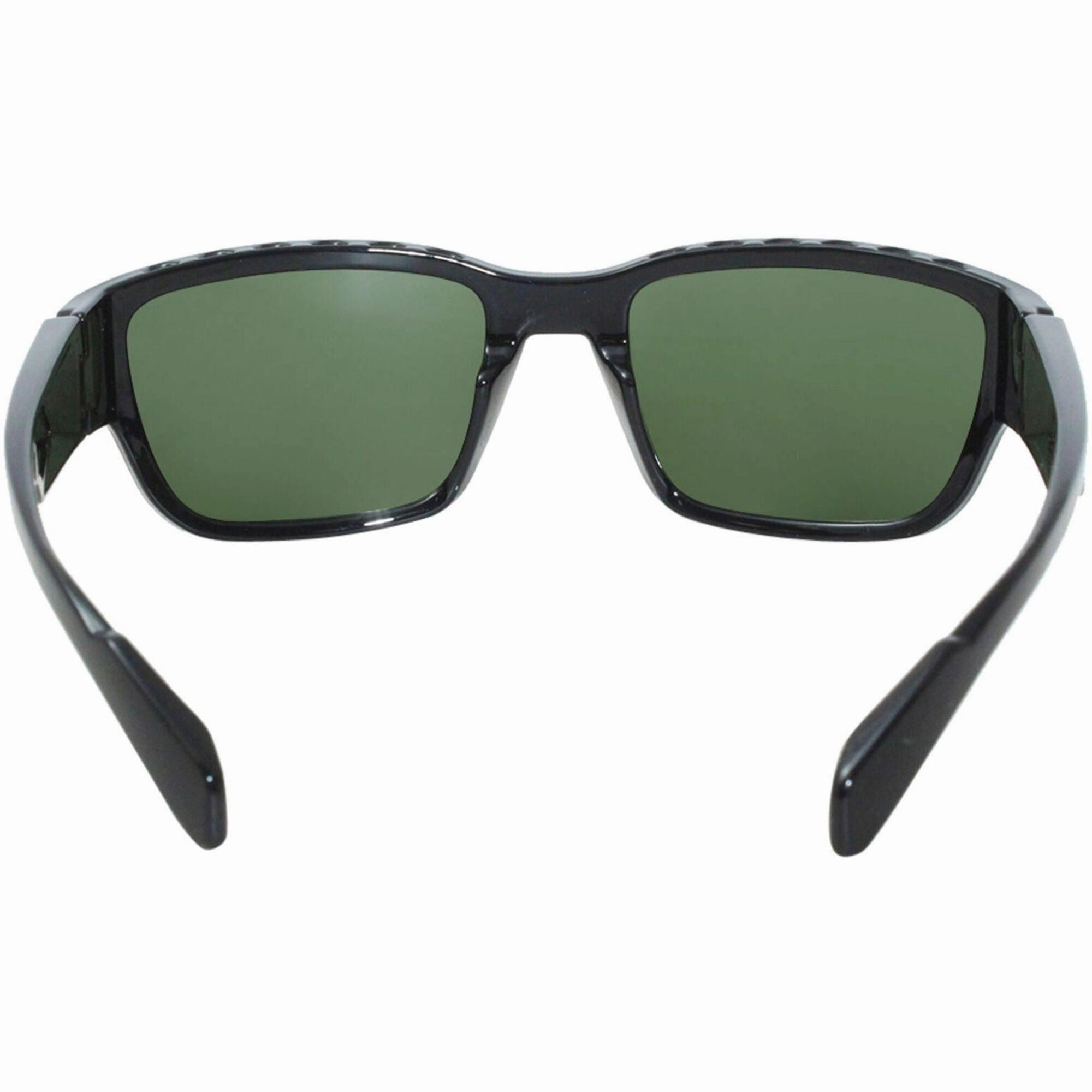 Adidas Men's Sunglasses - Shiny Black Plastic Frame Green Lens | ADIDAS SP0007 01N