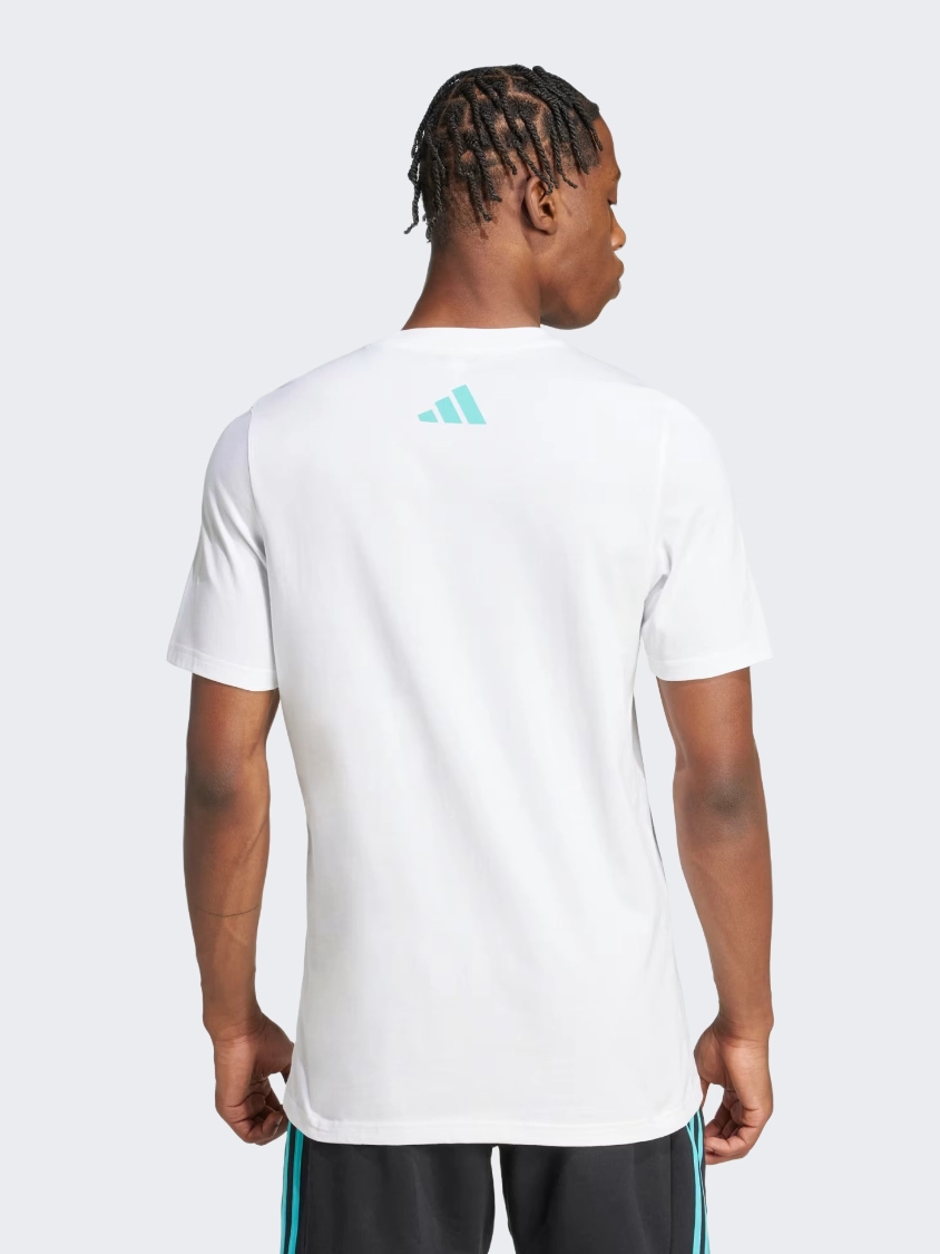 Adidas Mercedes - Amg Petronas Formula One Team Dna Graphic  Men Motor-Spor T-Shirt White