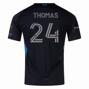 adidas Mikah Thomas Charlotte FC Authentic Away Jersey 25/26 (Black)