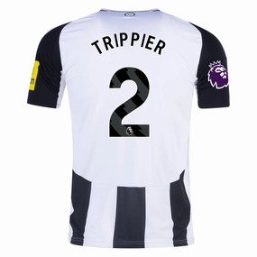 adidas Newcastle United Kieran Trippier Home Jersey w/ EPL Patch 24/25 (Black/White)