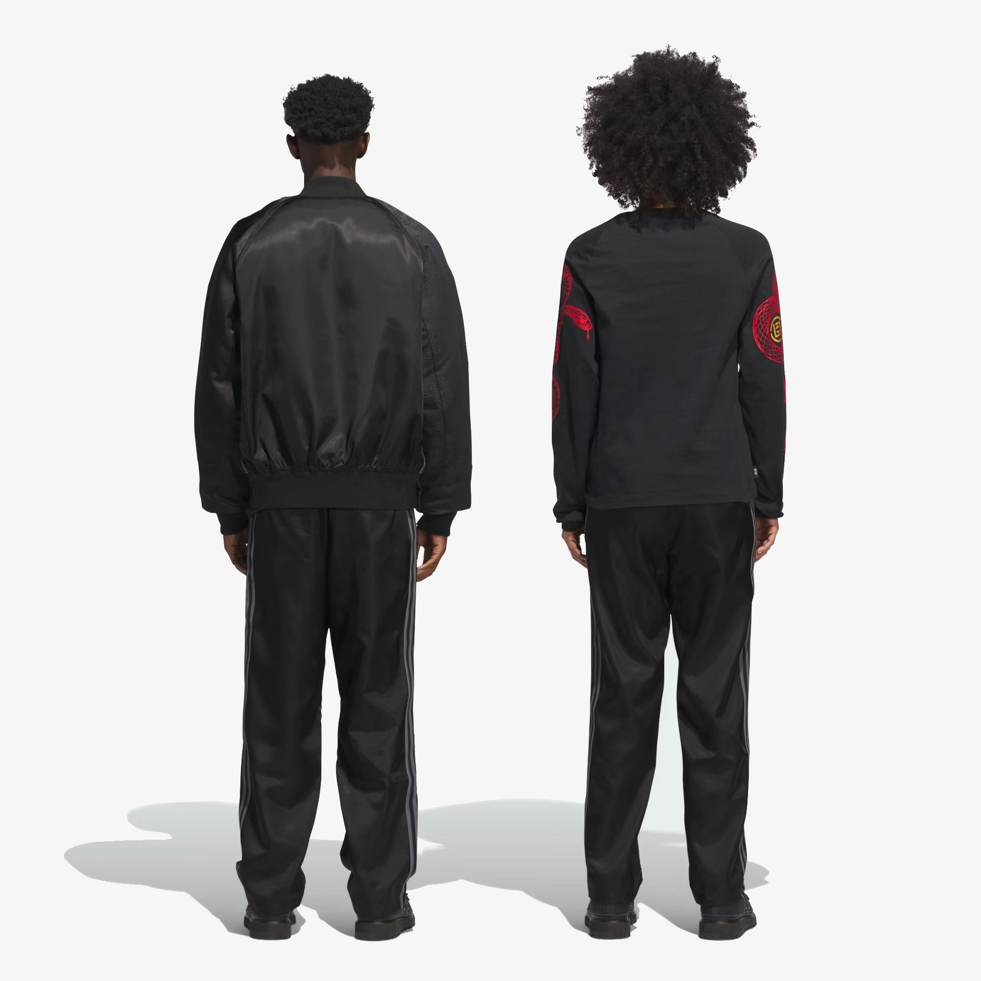 Adidas Originals | CLOT ALLOVER PRINT PANTS BY EDISON CHEN { BLACK