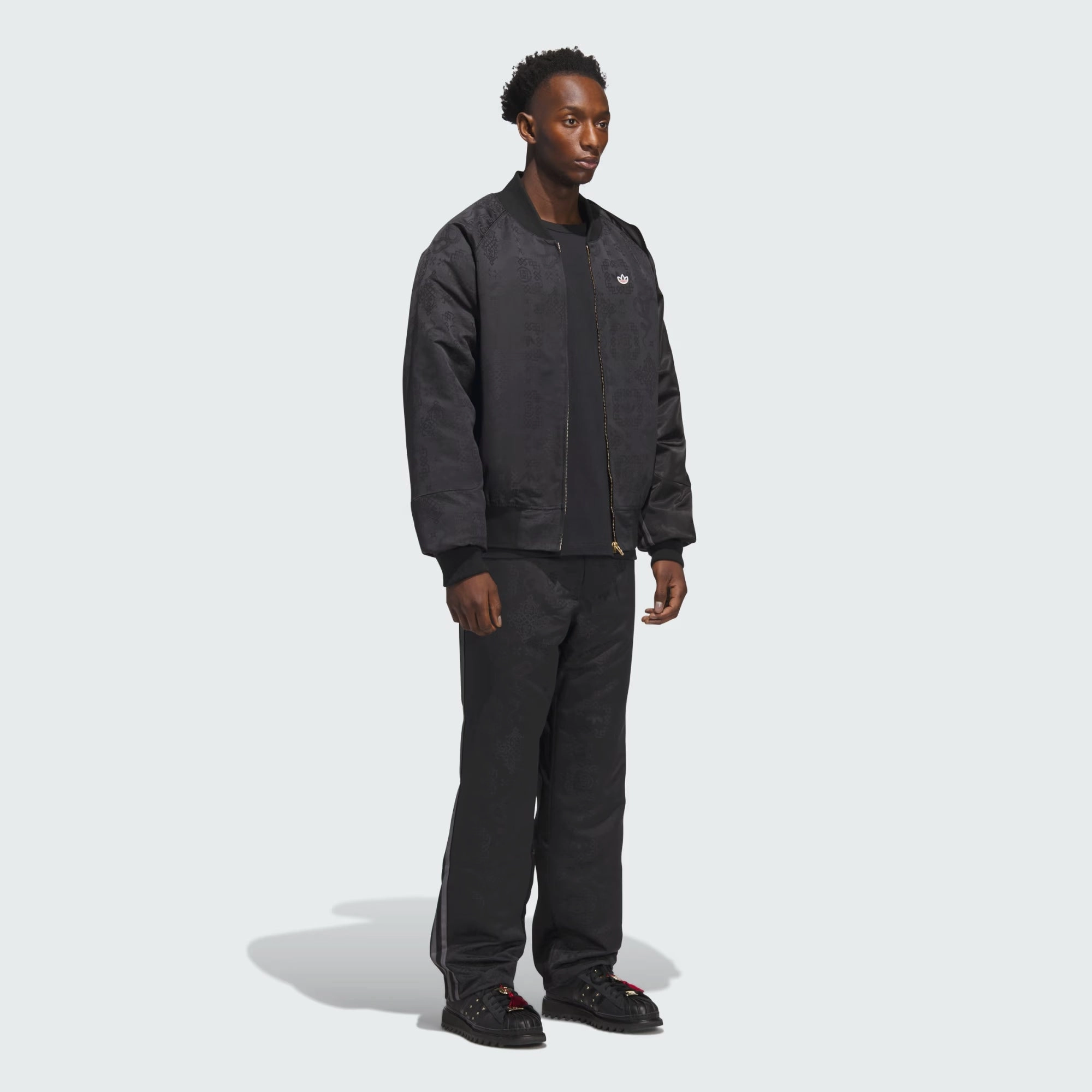 Adidas Originals | CLOT ALLOVER PRINT PANTS BY EDISON CHEN { BLACK
