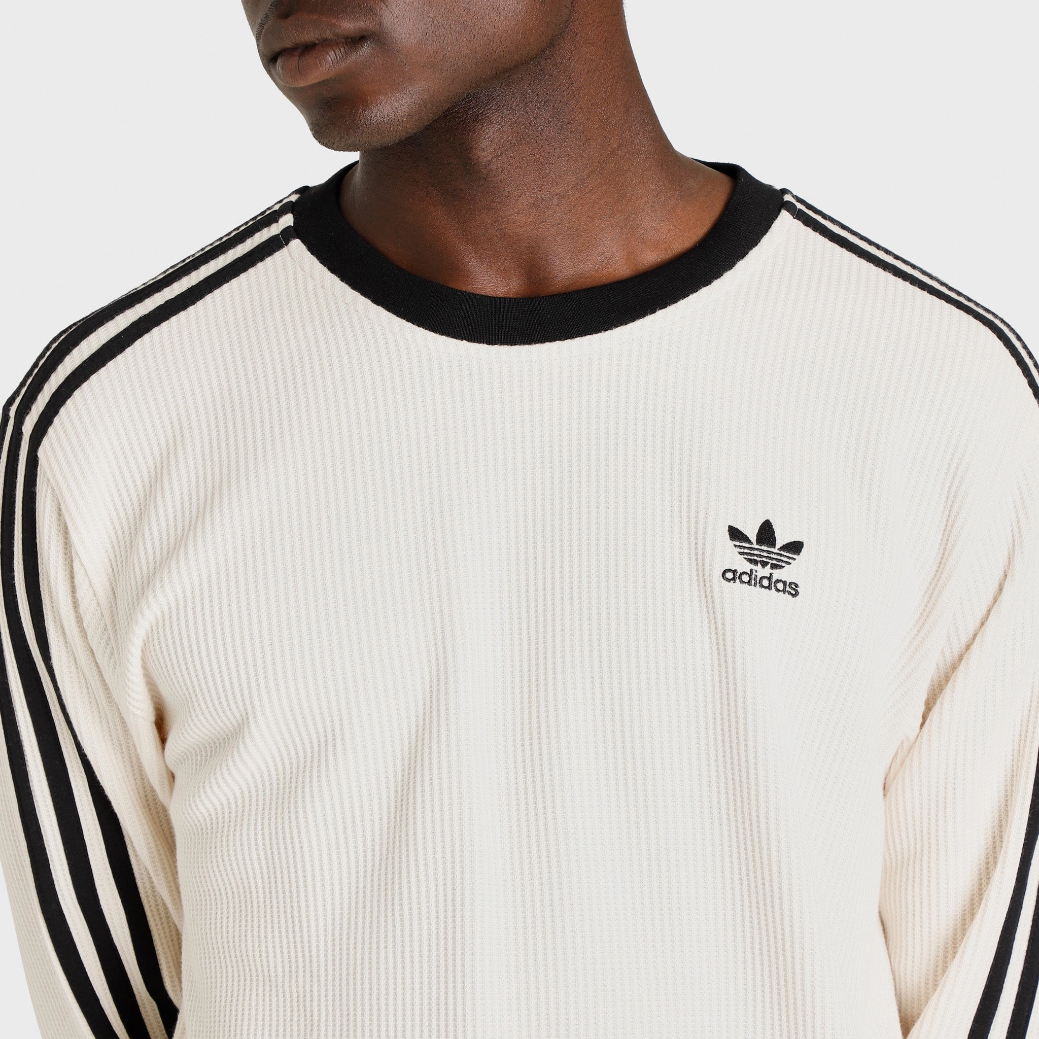 adidas Originals Adicolor Classics Waffle Crewneck / Wonder White