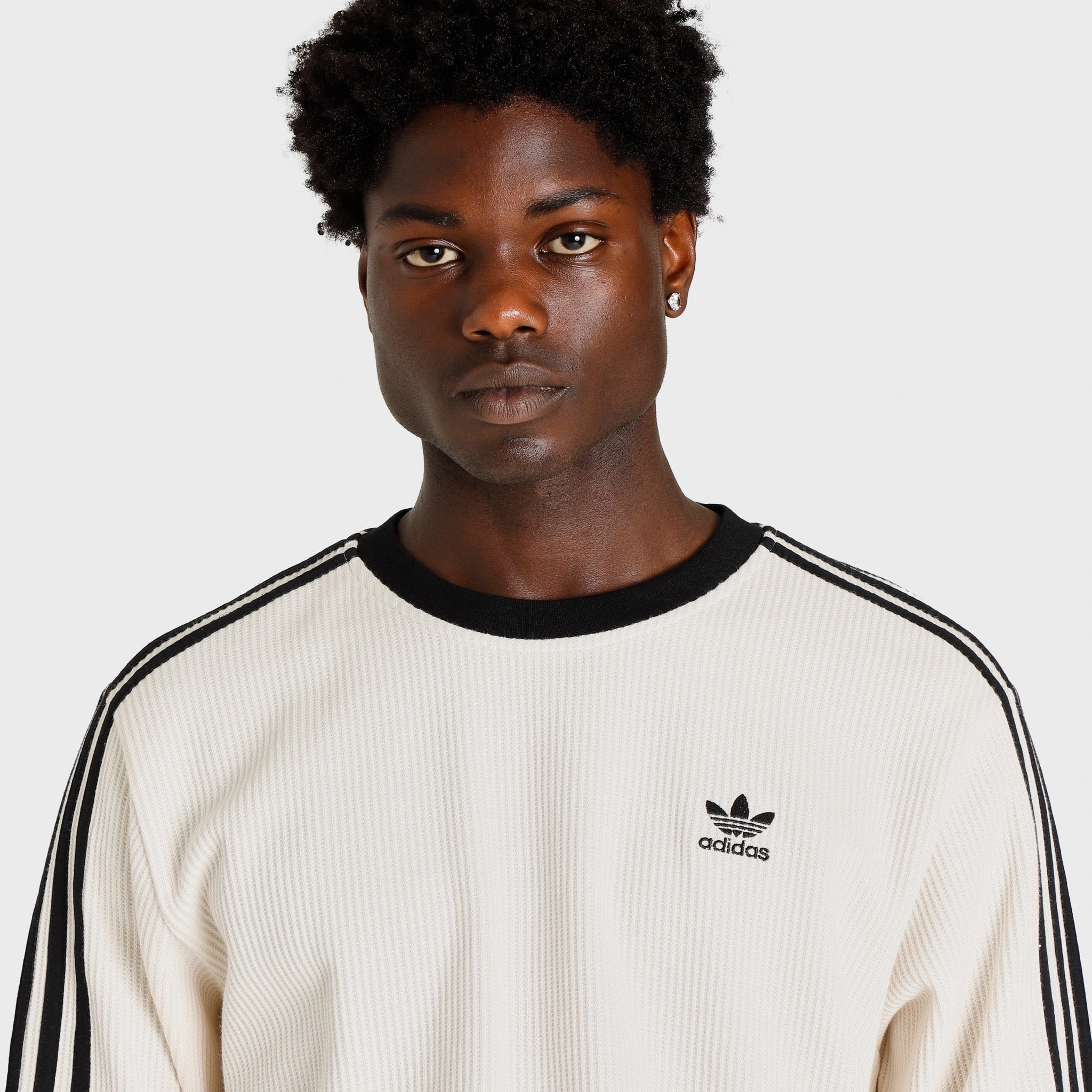 adidas Originals Adicolor Classics Waffle Crewneck / Wonder White