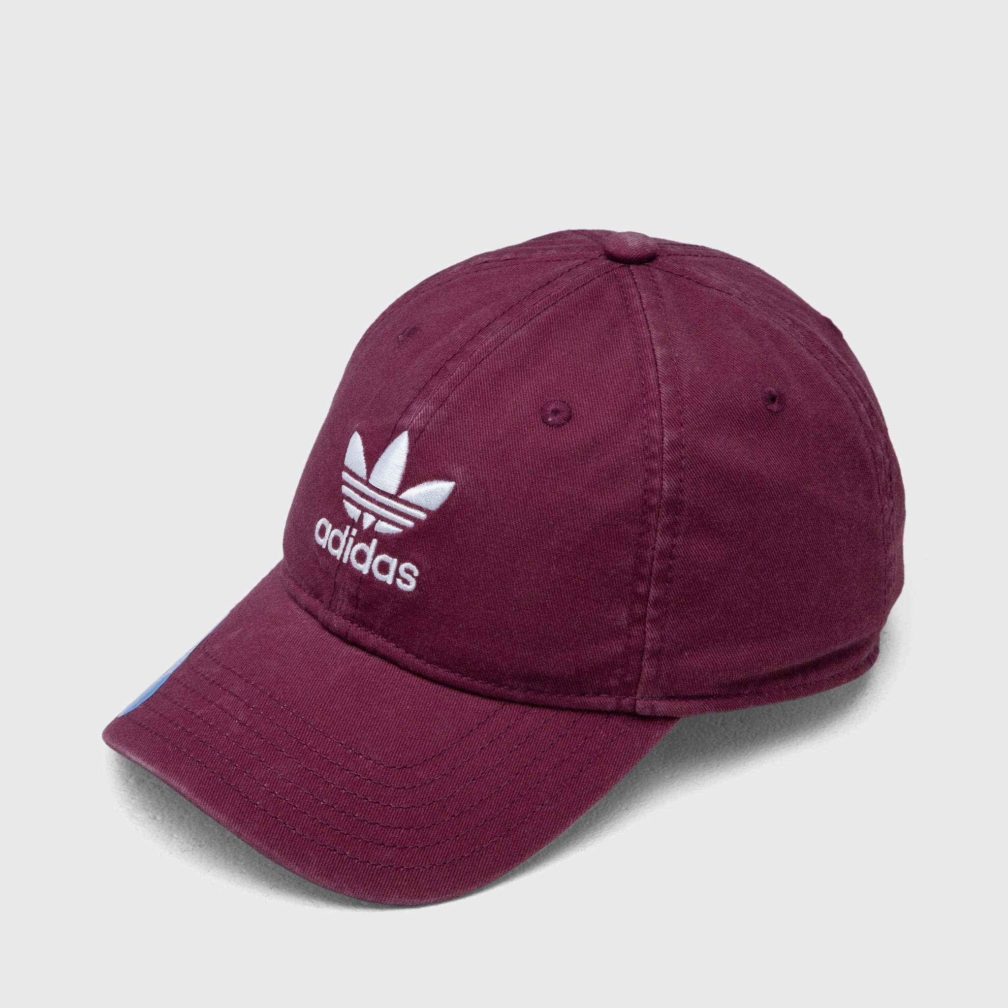 adidas Originals Relaxed Strapback Cap / Dark Red