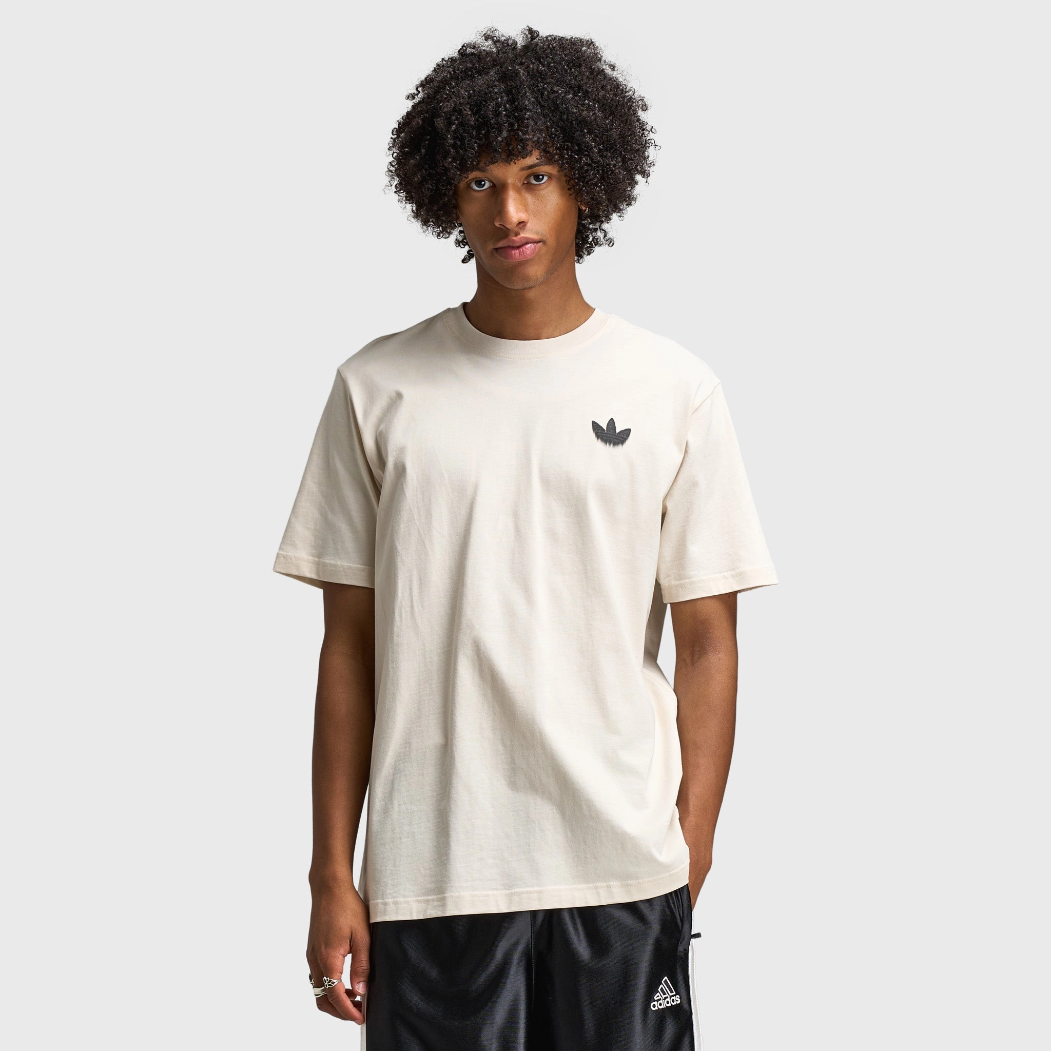 adidas Skeleton Graphic T-Shirt / Wonder White