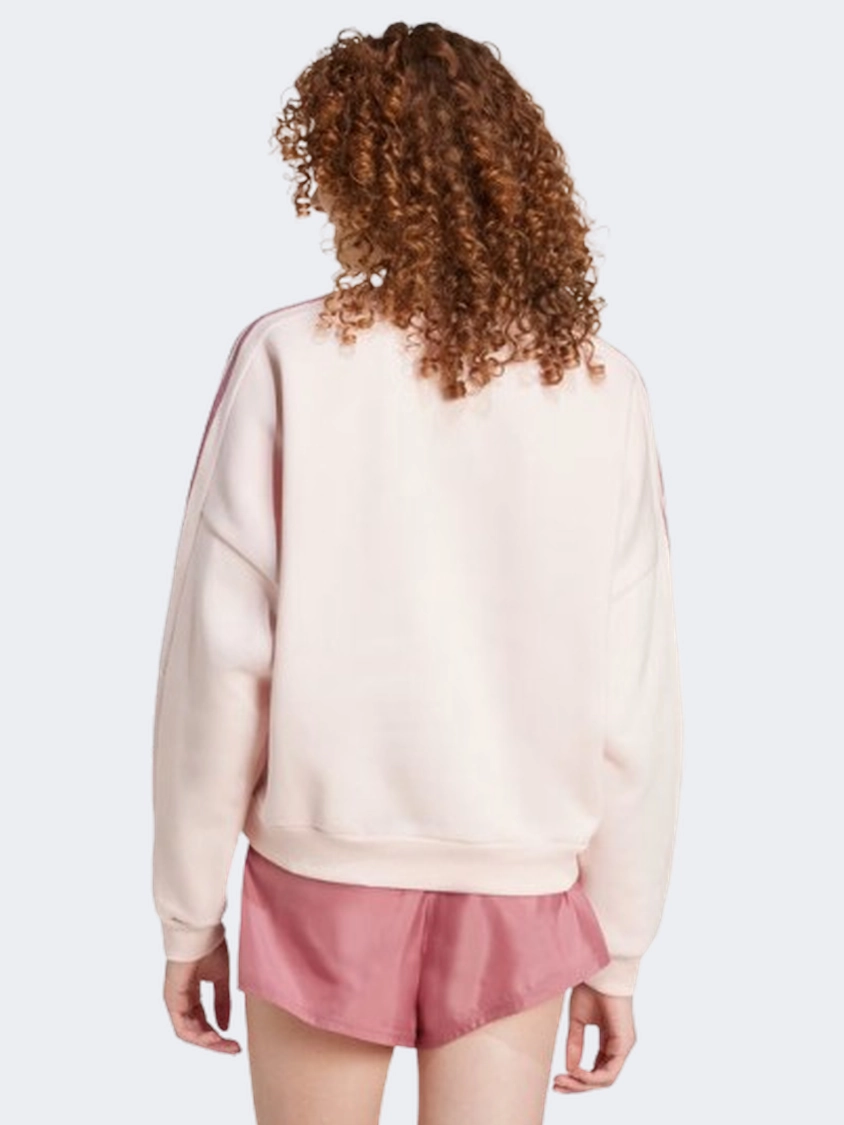 Adidas Tiro 3 Stripes Fleece Women sportswear Sweatshirt Sandy Pink