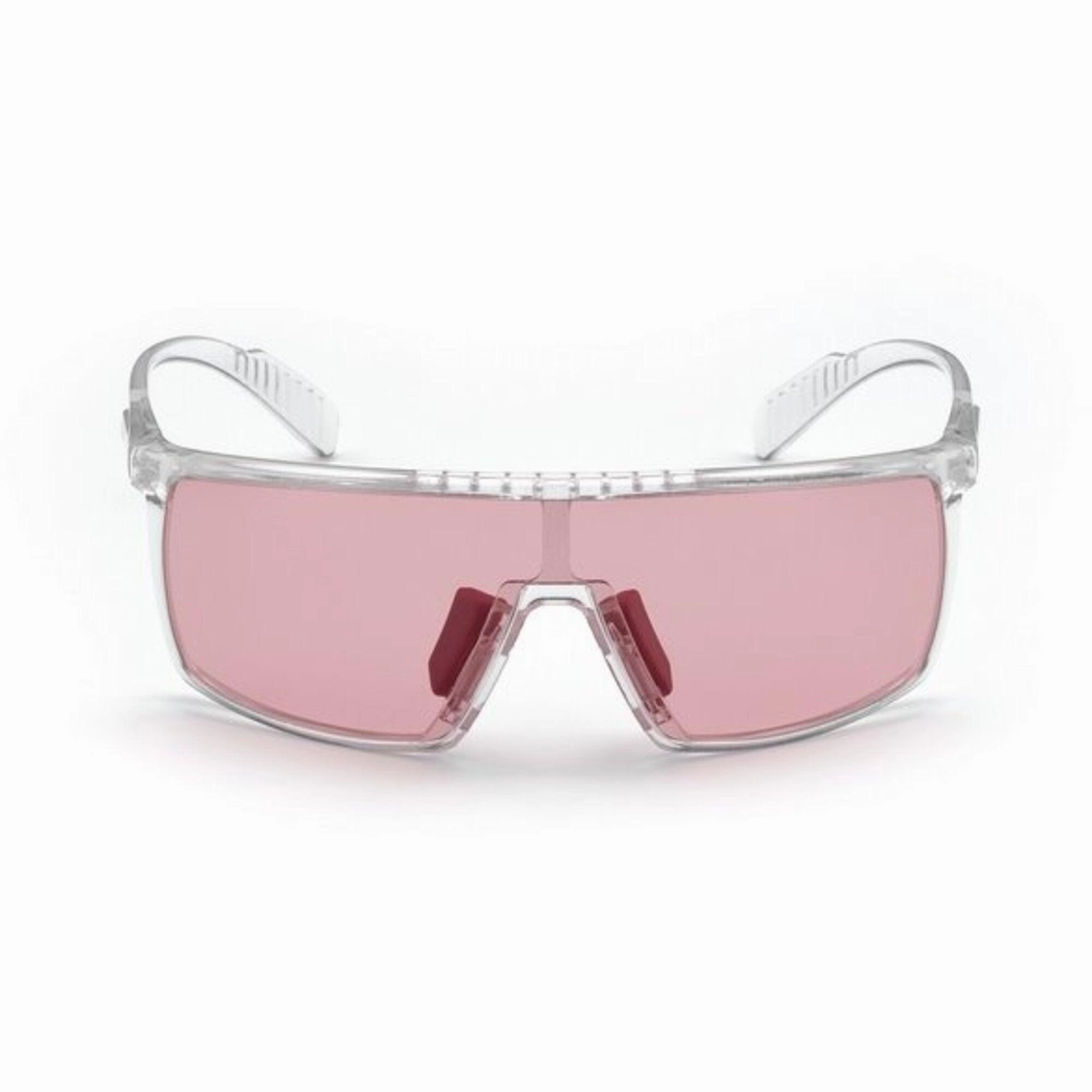Adidas Unisex Sunglasses - Crystal Full Rim Frame Bordeaux Lens | ADIDAS SP0004 27S