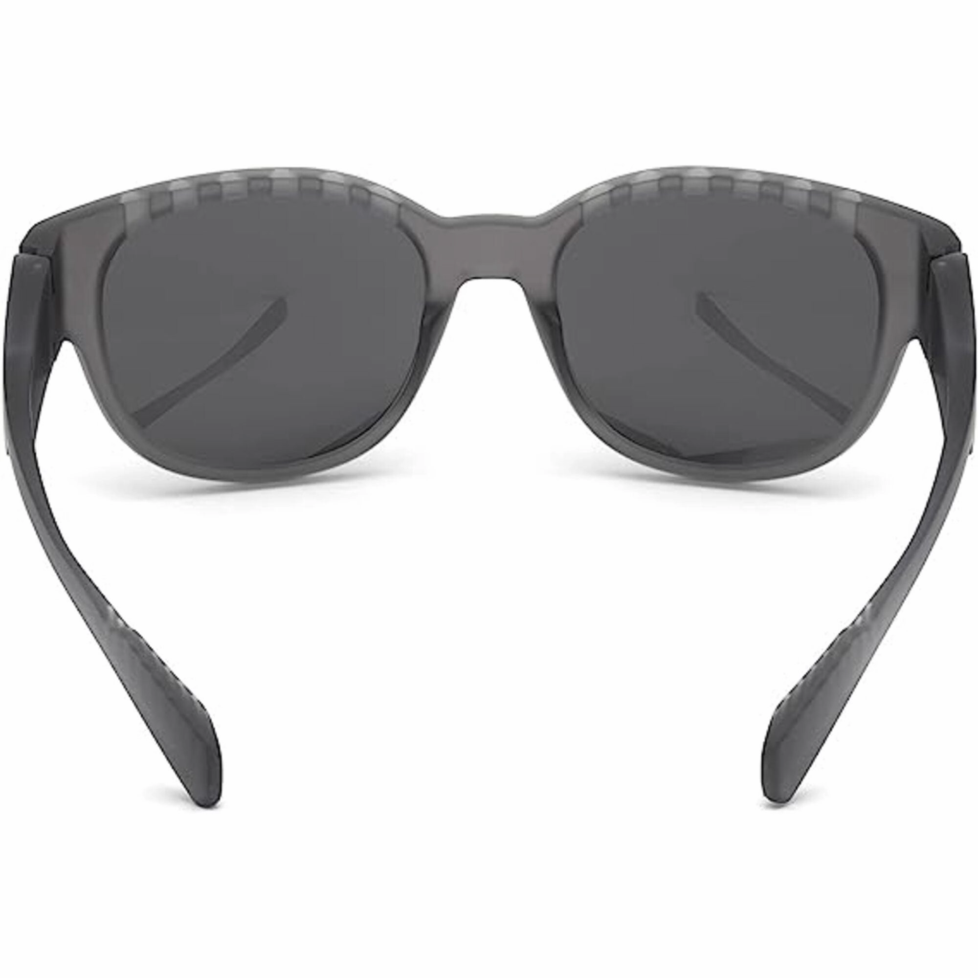 Adidas Unisex Sunglasses - Grey Plastic Full Rim Frame Smoke Lens | ADIDAS SP0009 20A