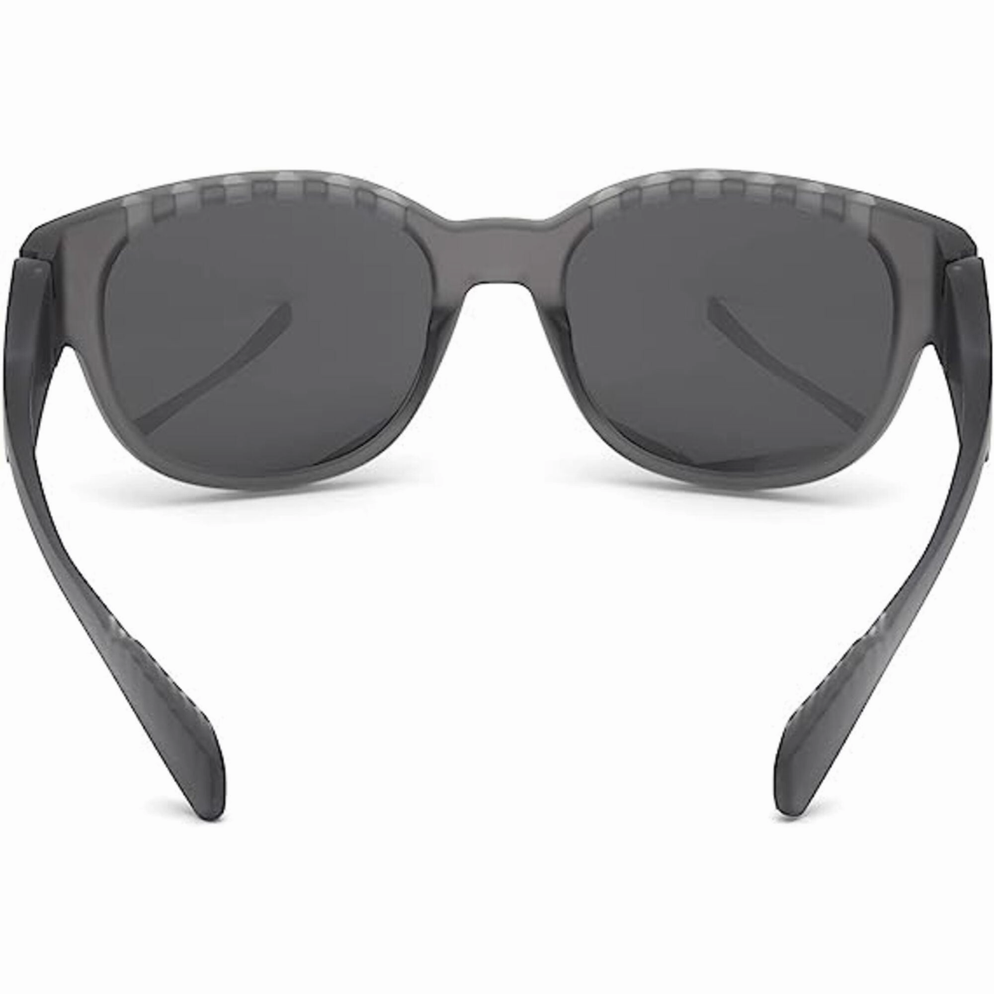 Adidas Unisex Sunglasses - Grey Plastic Full Rim Frame Smoke Lens | ADIDAS SP0009 20A