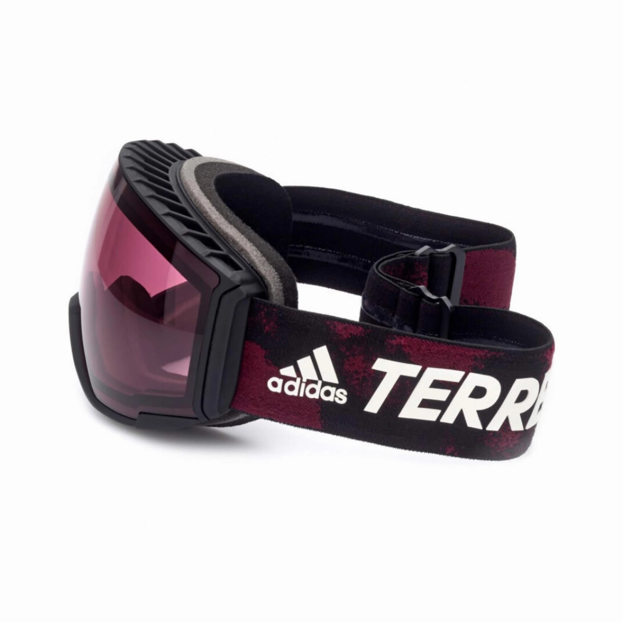 Adidas Unisex Sunglasses - Matte Black Plastic Frame Bordeaux Lens | ADIDAS SP0039 02S