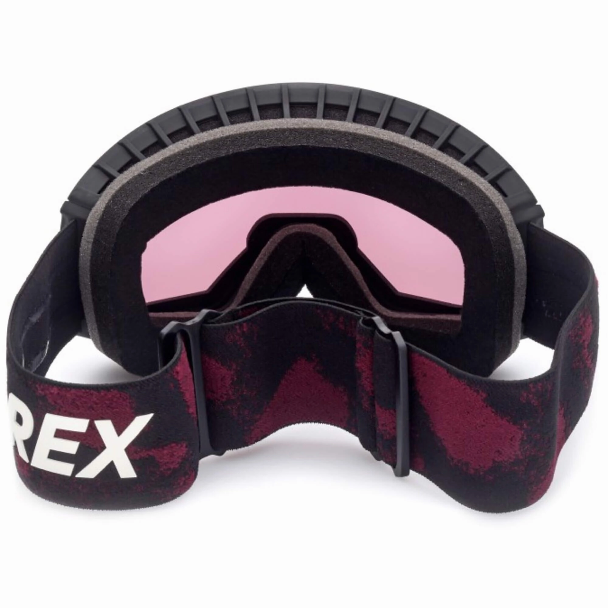 Adidas Unisex Sunglasses - Matte Black Plastic Frame Bordeaux Lens | ADIDAS SP0039 02S