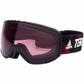 Adidas Unisex Sunglasses - Matte Black Plastic Frame Bordeaux Lens | ADIDAS SP0039 02S