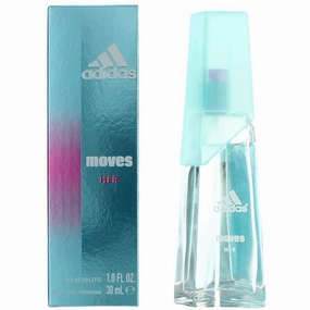 Adidas Women's Eau De Toilette Spray - Moves with Light-Hearted Fragrance, 1 oz